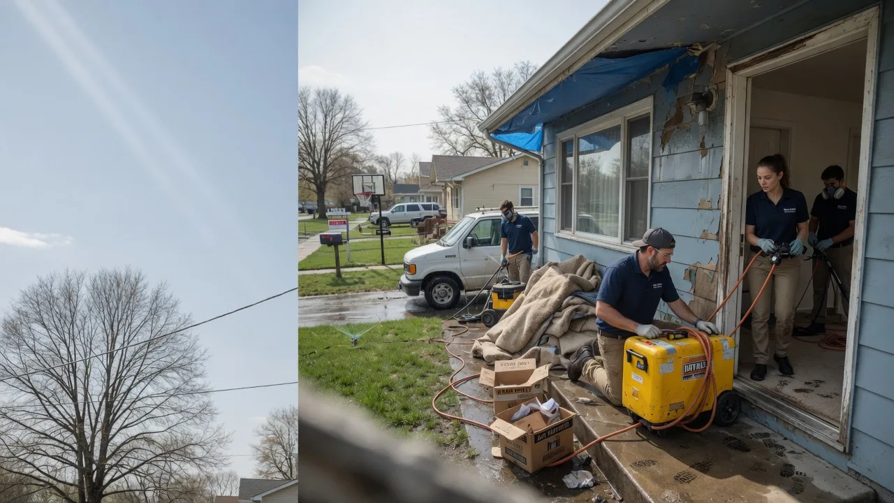 Basement Flood Cleanup in Freeport, IL near me